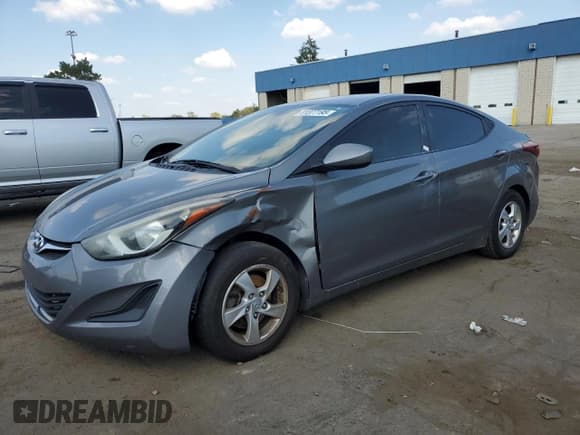 ✅ 2014 Hyundai Elantra SE • VIN: 5NPDH4AE2EH478068 • Lot: 81377195. Listed on Copart with 217,678 mi. Free auction sales archive from the USA and detailed vehicle history report at DreamBid. Image 1.