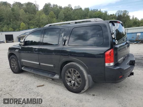 ✅ 2015 Nissan Armada Platinum • VIN: 5N1BA0NE6FN614939 • Lot: 82100645. Listed on Copart with 112,643 mi. Free auction sales archive from the USA and detailed vehicle history report at DreamBid. Image 2.