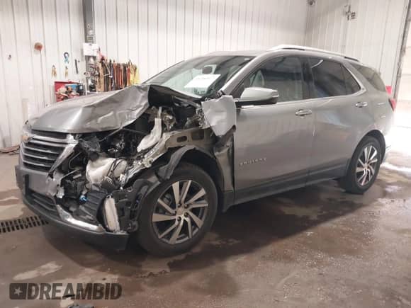 2023 Chevrolet Equinox Premier with VIN 3GNAXXEG9PL157173, listed as a IAAI auction lot 43296977 with 44,862 mi miles and . Bid and sale history available at DreamBid. Image 17.