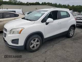 2015 Chevrolet Trax LS с VIN 3GNCJPSB0FL251461, выставлен на аукционе Copart как лот 80116065 с пробегом 139 860 миль миль и Списание • Salvage title. История ставок и продаж доступна на DreamBid. Изображение 1.