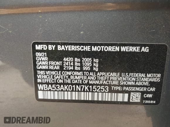 ✅ 2022 BMW 2 Series 228i • VIN: WBA53AK01N7K15253 • Lot: 42091484. Wystawiony na IAAI z przebiegiem 29 489 mil. Bezpłatny archiwum sprzedaży aukcyjnych z USA i szczegółowy raport historii pojazdu na DreamBid. Zdjęcie 9.