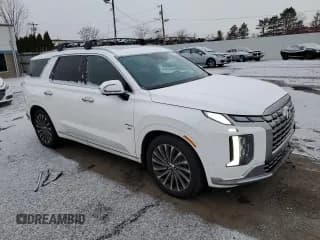✅ 2024 Hyundai Palisade Calligraphy • VIN: KM8R7DGE5RU661388 • Лот: 41502135. Опубликован ранее на Copart с пробегом 18 815 миль. Бесплатный доступ к архиву аукционных продаж из США и подробный отчёт об истории автомобиля на DreamBid. Изображение 4.