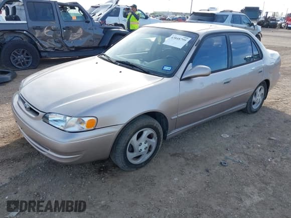 ✅ 1999 Toyota Corolla VE • VIN: 1NXBR18E7XZ160394 • Lot: 43848799. Wystawiony na IAAI z przebiegiem 227 273 mil. Bezpłatny archiwum sprzedaży aukcyjnych z USA i szczegółowy raport historii pojazdu na DreamBid. Zdjęcie 2.