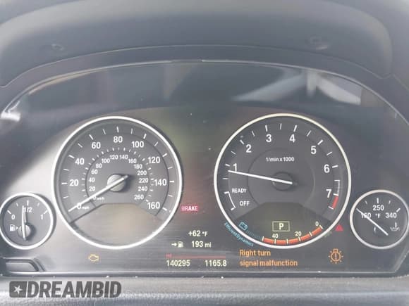 ✅ 2015 BMW 3 Series 328i • VIN: WBA3C1C57FK117893 • Lot: 42135354. Listed on IAAI with 140,295 mi. Free auction sales archive from the USA and detailed vehicle history report at DreamBid. Image 7.