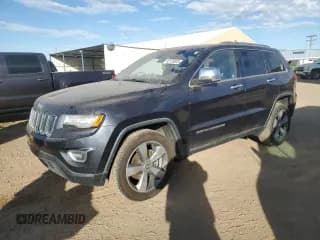 ✅ 2015 Jeep Grand Cherokee Limited • VIN: 1C4RJFBG3FC604621 • Лот: 90126835. Опубликован ранее на Copart с пробегом 201 995 миль. Бесплатный доступ к архиву аукционных продаж из США и подробный отчёт об истории автомобиля на DreamBid. Изображение 1.