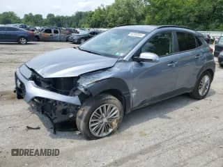 2018 Hyundai Kona SEL with VIN KM8K2CAA5JU154429, listed as a Copart auction lot 65550384 with 100,233 mi miles and Salvage title. Bid and sale history available at DreamBid. Image 1.