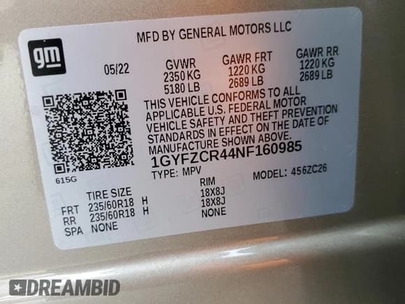 ✅ 2022 Cadillac XT4 FWD Premium Luxury • VIN: 1GYFZCR44NF160985 • Lot: 91731295. Listed on Copart with 36,638 mi. Free auction sales archive from the USA and detailed vehicle history report at DreamBid. Image 13.