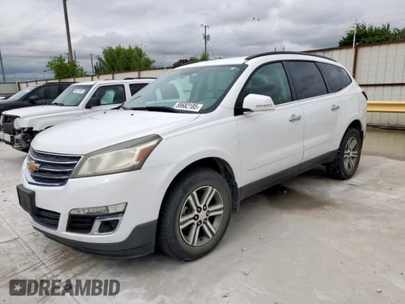 ✅ 2016 Chevrolet Traverse LT • VIN: 1GNKVGKDXGJ261585 • Lot: 59682185. Listed on Copart with 143,759 mi. Free auction sales archive from the USA and detailed vehicle history report at DreamBid. Image 1.