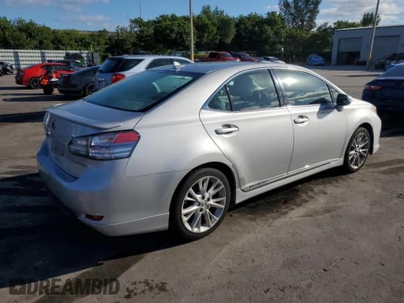 ✅ 2011 Lexus HS 250h • VIN: JTHBB1BAXB2047315 • Lot: 86470255. Listed on Copart with Not provided. Free auction sales archive from the USA and detailed vehicle history report at DreamBid. Image 3.