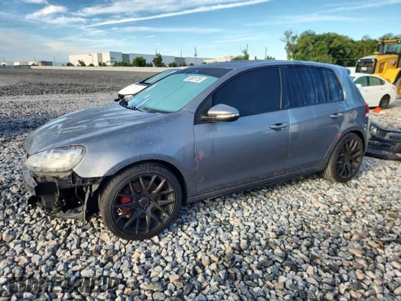✅ 2010 Volkswagen Golf GTI • VIN: WVWGV7AJ3AW179391 • Lot: 80801755. Listed on Copart with 116,954 mi. Free auction sales archive from the USA and detailed vehicle history report at DreamBid. Image 1.
