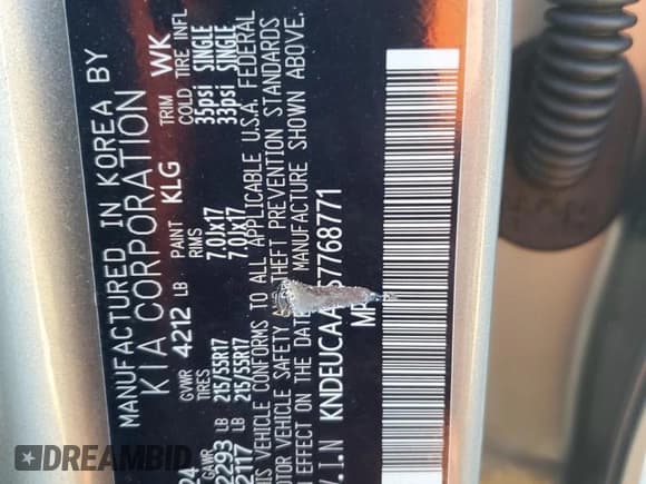 ✅ 2025 Kia Seltos S • VIN: KNDEUCAA2S7768771 • Lot: 80101415. Listed on Copart with 13,766 mi. Free auction sales archive from the USA and detailed vehicle history report at DreamBid. Image 12.