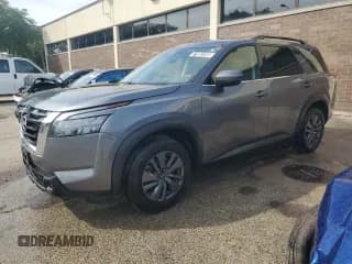 ✅ 2024 Nissan Pathfinder SV • VIN: 5N1DR3BA8RC268316 • Lot: 71683705. Listed on Copart with 44,576 mi. Free auction sales archive from the USA and detailed vehicle history report at DreamBid. Image 1.