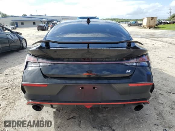 ✅ 2025 Hyundai Elantra • VIN: KMHLW4DK5SU032965 • Lot: 81877085. Listed on Copart with 4,497 mi. Free auction sales archive from the USA and detailed vehicle history report at DreamBid. Image 6.