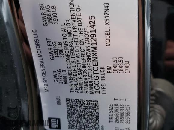 ✅ 2021 Chevrolet Colorado 4WD LT • VIN: 1GCGTCENXM1291425 • Lot: 82766084. Wystawiony na Copart z przebiegiem 40 730 mil. Bezpłatny archiwum sprzedaży aukcyjnych z USA i szczegółowy raport historii pojazdu na DreamBid. Zdjęcie 12.