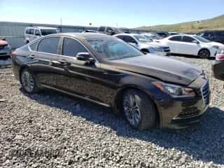 2015 Hyundai Genesis 3.8L z VIN KMHGN4JE6FU073937, wystawiony jako Copart lot #55221414 z przebiegiem 51 771 mil mil oraz Szkoda całkowita • Salvage title. Historia ofert i sprzedaży dostępna na DreamBid. Obrazek 4.