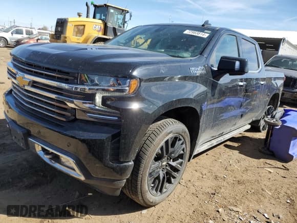 ✅ 2021 Chevrolet Silverado 1500 High Country • VIN: 1GCUYHEL3MZ109341 • Lot: 72983814. Wystawiony na Copart z przebiegiem 58 522 mil. Bezpłatny archiwum sprzedaży aukcyjnych z USA i szczegółowy raport historii pojazdu na DreamBid. Zdjęcie 1.