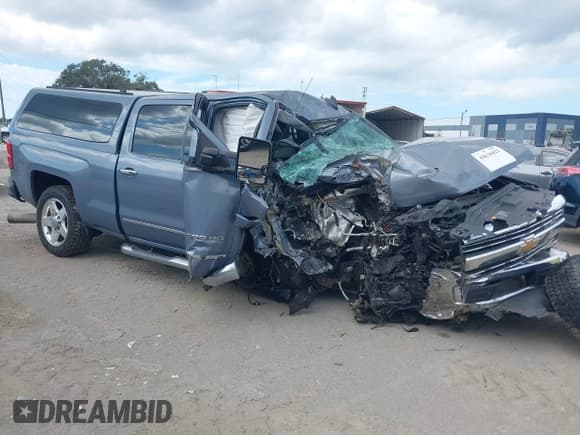 ✅ 2015 Chevrolet Silverado 2500HD LTZ • VIN: 1GC1KWE86FF588122 • Lot: 43634421. Listed on IAAI with Not provided. Free auction sales archive from the USA and detailed vehicle history report at DreamBid. Image 1.