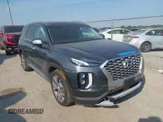 2022 Hyundai Palisade SEL z VIN KM8R44HE2NU445516, wystawiony jako IAAI lot #43196362 z przebiegiem 58 871 mil mil oraz . Historia ofert i sprzedaży dostępna na DreamBid. Obrazek 1.