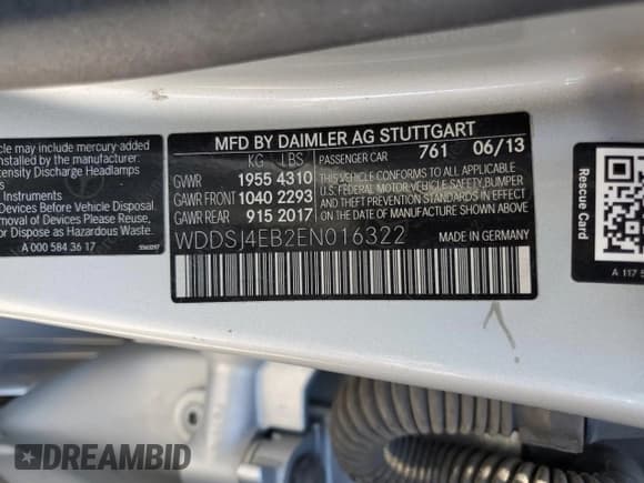 ✅ 2014 Mercedes-Benz CLA 250 • VIN: WDDSJ4EB2EN016322 • Lot: 66334535. Wystawiony na Copart z przebiegiem 86 028 mil. Bezpłatny archiwum sprzedaży aukcyjnych z USA i szczegółowy raport historii pojazdu na DreamBid. Zdjęcie 12.