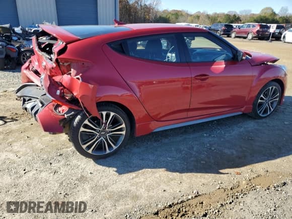 ✅ 2016 Hyundai Veloster Turbo R-Spec • VIN: KMHTC6AE5GU267750 • Lot: 81294294. Wystawiony na Copart z przebiegiem 82 520 mil. Bezpłatny archiwum sprzedaży aukcyjnych z USA i szczegółowy raport historii pojazdu na DreamBid. Zdjęcie 3.