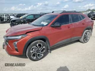 2024 Chevrolet Trax 2RS with VIN KL77LJE21RC209875, listed as a Copart auction lot 82687835 with 23,685 mi miles and Salvage title. Bid and sale history available at DreamBid. Image 1.