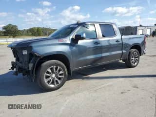 2019 Chevrolet Silverado 1500 LT with VIN 3GCUYDED5KG209973, listed as a Copart auction lot 85142275 with 79,142 mi miles and Salvage title. Bid and sale history available at DreamBid. Image 1.