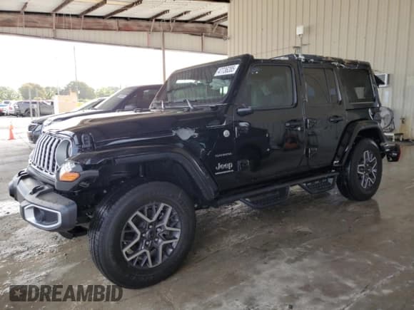 ✅ 2024 Jeep Wrangler Sahara • VIN: 1C4PJXEG2RW309151 • Lot: 47736285. Listed on Copart with 1,117 mi. Free auction sales archive from the USA and detailed vehicle history report at DreamBid. Image 1.