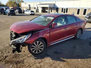 2016 Hyundai Sonata Limited z VIN 5NPE34AF1GH426848, wystawiony jako Copart lot #89906735 z przebiegiem 137 642 mil mil oraz Szkoda całkowita • Salvage title. Historia ofert i sprzedaży dostępna na DreamBid. Obrazek 1.