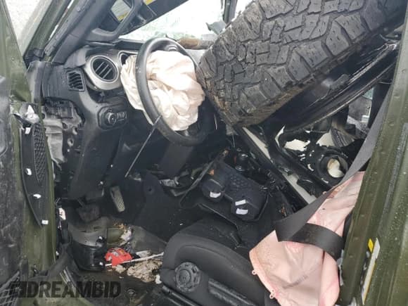 ✅ 2021 Jeep Wrangler Unlimited Sport S • VIN: 1C4HJXDG4MW666703 • Lot: 57576015. Listed on Copart with Not provided. Free auction sales archive from the USA and detailed vehicle history report at DreamBid. Image 8.