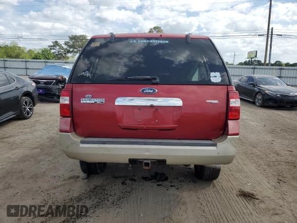 ✅ 2008 Ford Expedition Max Eddie Bauer • VIN: 1FMFK17578LA32350 • Lot: 53685305. Listed on Copart with Not provided. Free auction sales archive from the USA and detailed vehicle history report at DreamBid. Image 6.