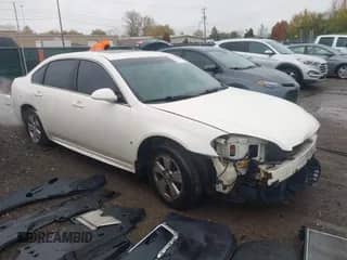 2009 Chevrolet Impala LT with VIN 2G1WT57K891278662, listed as a IAAI auction lot 43505685 with 182,274 mi miles and . Bid and sale history available at DreamBid. Image 1.