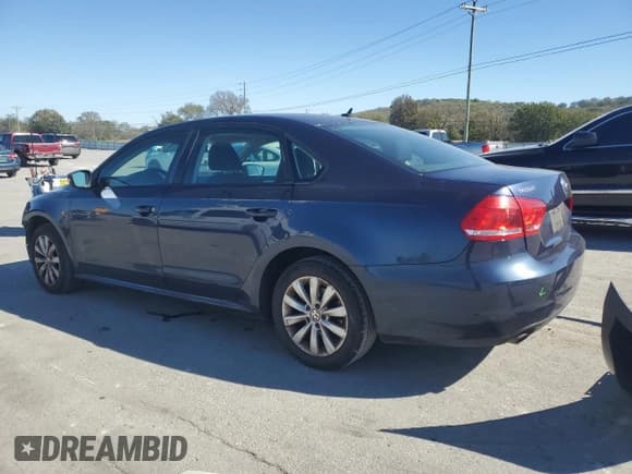✅ 2013 Volkswagen Passat S • VIN: 1VWAH7A35DC014637 • Lot: 86987325. Listed on Copart with 201,923 mi. Free auction sales archive from the USA and detailed vehicle history report at DreamBid. Image 2.