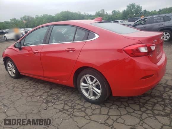 2017 Chevrolet Cruze LT с VIN 1G1BH5SE7H7199177, выставлен на аукционе Copart как лот 56838695 с пробегом 107 596 миль миль и Списание • Salvage title. История ставок и продаж доступна на DreamBid. Изображение 2.