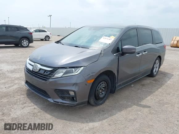 ✅ 2019 Honda Odyssey EX • VIN: 5FNRL6H59KB101401 • Lot: 42071307. Listed on IAAI with 95,768 mi. Free auction sales archive from the USA and detailed vehicle history report at DreamBid. Image 2.