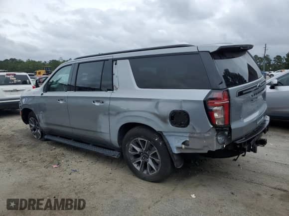 2024 Chevrolet Suburban Z71 z VIN 1GNSKDKD0RR196015, wystawiony jako Copart lot #81410475 z przebiegiem 16 358 mil mil oraz Szkoda całkowita • Salvage title. Historia ofert i sprzedaży dostępna na DreamBid. Obrazek 2.