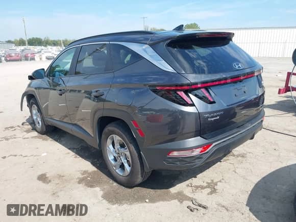 2023 Hyundai Tucson SEL with VIN 5NMJBCAE8PH286149, listed as a IAAI auction lot 43285026 with 16,051 mi miles and . Bid and sale history available at DreamBid. Image 3.