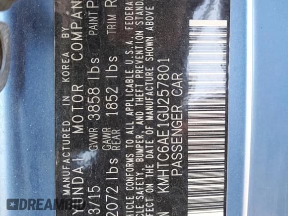 ✅ 2016 Hyundai Veloster Turbo Rally Edition • VIN: KMHTC6AE1GU257801 • Lot: 72054234. Wystawiony na Copart z przebiegiem 142 759 mil. Bezpłatny archiwum sprzedaży aukcyjnych z USA i szczegółowy raport historii pojazdu na DreamBid. Zdjęcie 15.