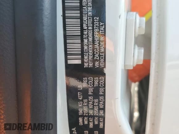 ✅ 2015 Jeep Renegade Sport • VIN: ZACCJAAH0FPB73312 • Lot: 84382615. Wystawiony na Copart z przebiegiem 129 939 mil. Bezpłatny archiwum sprzedaży aukcyjnych z USA i szczegółowy raport historii pojazdu na DreamBid. Zdjęcie 12.