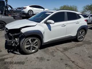 ✅ 2019 Hyundai Kona Ultimate • VIN: KM8K53A57KU356264 • Лот: 66624845. Опубликован ранее на Copart с пробегом 48 497 миль. Бесплатный доступ к архиву аукционных продаж из США и подробный отчёт об истории автомобиля на DreamBid. Изображение 1.