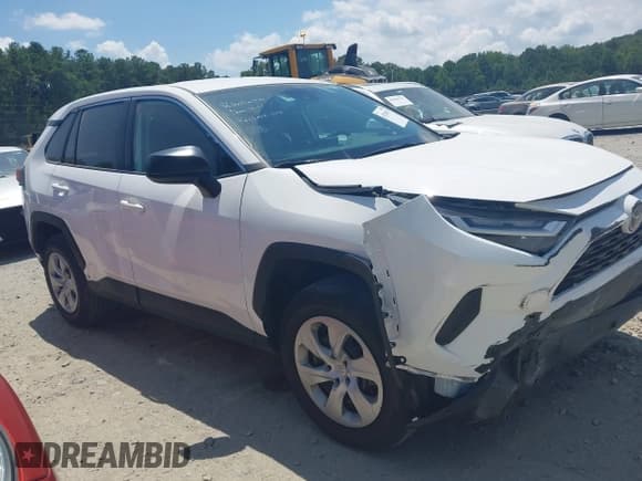 ✅ 2024 Toyota RAV4 LE • VIN: 2T3F1RFV4RW429889 • Лот: 42756075. Опубликован ранее на IAAI с пробегом 25 062 миль. Бесплатный доступ к архиву аукционных продаж из США и подробный отчёт об истории автомобиля на DreamBid. Изображение 1.