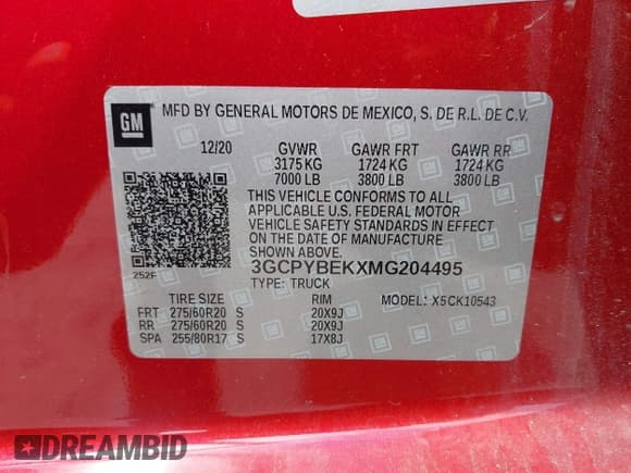 ✅ 2021 Chevrolet Silverado 1500 Custom • VIN: 3GCPYBEKXMG204495 • Lot: 43205186. Wystawiony na IAAI z przebiegiem 59 717 mil. Bezpłatny archiwum sprzedaży aukcyjnych z USA i szczegółowy raport historii pojazdu na DreamBid. Zdjęcie 9.