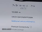 ✅ 2013 Tesla Model S • VIN: 5YJSA1CN2DFP12584 • Lot: 43711385. Wystawiony na IAAI z przebiegiem 133 895 mil. Bezpłatny archiwum sprzedaży aukcyjnych z USA i szczegółowy raport historii pojazdu na DreamBid. Zdjęcie 15.