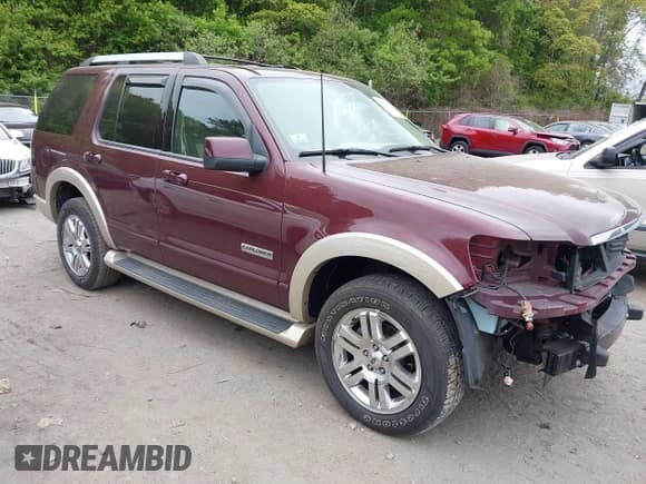 ✅ 2006 Ford Explorer Eddie Bauer • VIN: 1FMEU74876UA81613 • Lot: 42299693. Listed on IAAI with 75,184 mi. Free auction sales archive from the USA and detailed vehicle history report at DreamBid. Image 1.