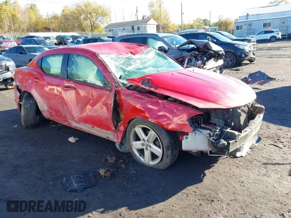 ✅ 2013 Dodge Avenger SE • VIN: 1C3CDZABXDN681707 • Лот: 43495412. Опубликован ранее на IAAI с пробегом 196 237 миль. Бесплатный доступ к архиву аукционных продаж из США и подробный отчёт об истории автомобиля на DreamBid. Изображение 1.