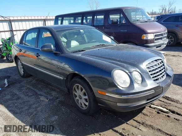 ✅ 2005 Kia Amanti • VIN: KNALD124X55071110 • Lot: 41716087. Listed on IAAI with 163,854 mi. Free auction sales archive from the USA and detailed vehicle history report at DreamBid. Image 1.