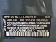 ✅ 2017 Porsche 718 Cayman • VIN: WP0AA2A86HS270870 • Lot: 62981095. Wystawiony na Copart z przebiegiem 59 118 mil. Bezpłatny archiwum sprzedaży aukcyjnych z USA i szczegółowy raport historii pojazdu na DreamBid. Zdjęcie 13.