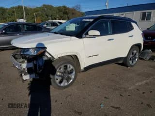 ✅ 2020 Jeep Compass Limited • VIN: 3C4NJCCBXLT248362 • Lot: 89549825. Wystawiony na Copart z przebiegiem 55 349 mil. Bezpłatny archiwum sprzedaży aukcyjnych z USA i szczegółowy raport historii pojazdu na DreamBid. Zdjęcie 1.