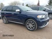 ✅ 2017 Dodge Durango Citadel • VIN: 1C4RDJEG7HC935355 • Lot: 42163160. Listed on IAAI with 141,559 mi. Free auction sales archive from the USA and detailed vehicle history report at DreamBid. Image 1.