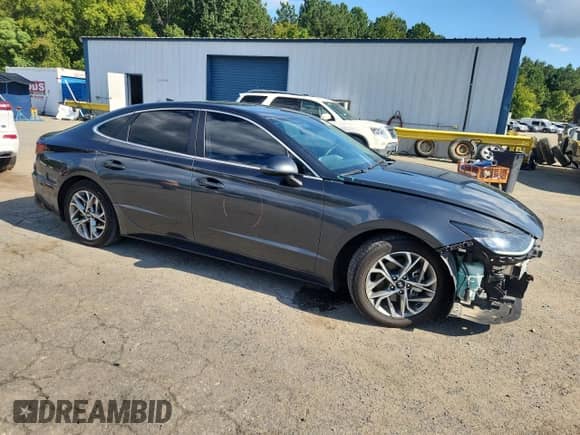 2023 Hyundai Sonata SEL with VIN KMHL64JA6PA294448, listed as a Copart auction lot 84251705 with 58,219 mi miles and Salvage title. Bid and sale history available at DreamBid. Image 4.