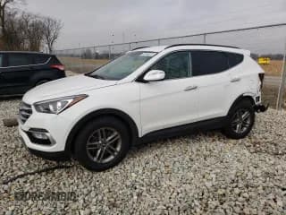 ✅ 2018 Hyundai Santa Fe 2.4L • VIN: 5NMZUDLB4JH098211 • Лот: 69748312. Опубликован ранее на Copart с пробегом 54 445 миль. Бесплатный доступ к архиву аукционных продаж из США и подробный отчёт об истории автомобиля на DreamBid. Изображение 1.